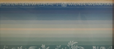 wall paper design for "Wiener Werstätte"