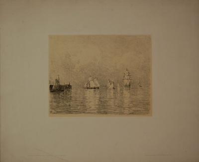 "Frühmorgen an der Elbemündung"