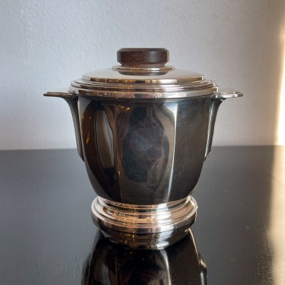 5-piece Art Deco tea set silver plated