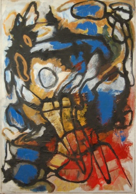 "composition abstrait et lyrique"