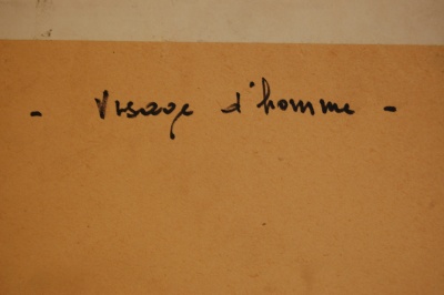 "visage d'homme"
